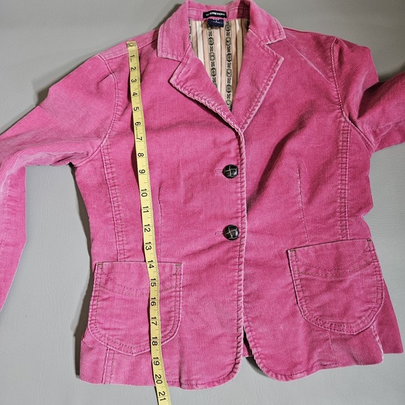 Gap Y2K Corduroy Jacket 4 Pink Blazer Fall 2004 - Picture 4 of 9
